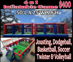 Dry 6 N 1 Inflatable Arena