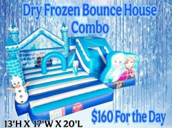 Dry Frozen Bounce House Combo
