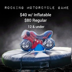 Inflatable Motorcycle Game