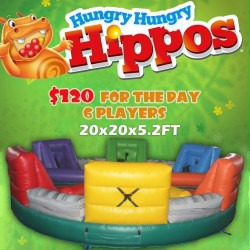 Inflatable Hungry Hippo Game