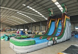 20' Crocodile Waterslide W/pool Wet/Dry